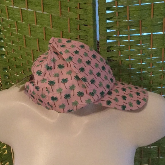 🌴NWT Cool Pink Palm Tree Unisex Hat One Size 🌴 - Picture 3 of 6